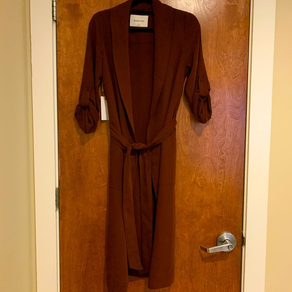 Aritzia Jackets & Blazers - NEW Babaton Kahlo Robe in Truffle